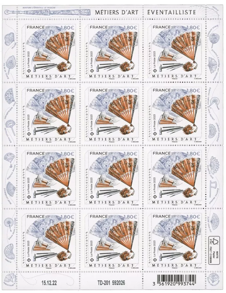 n° F88 - Timbre France Feuillets de France (n° 5656)