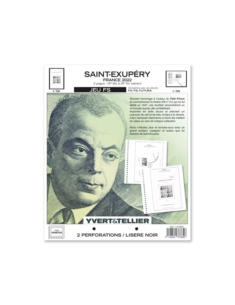 SAINT EXUPERY FS : 2022 (JEUX SANS POCHETTES)