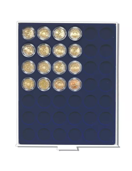 MEDAILLIER : 42 CASES RONDES (SPECIAL 2 EURO)