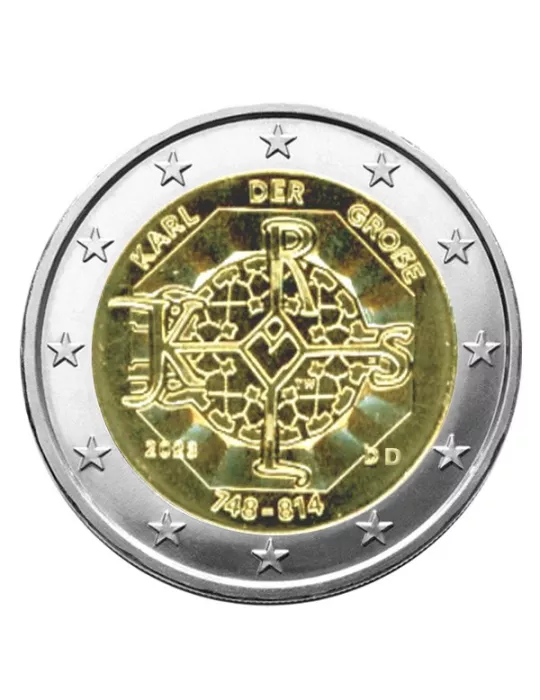 2 EURO COMMEMORATIVE 2023 : ALLEMAGNE (1275e anniversaire de Charlemagne)