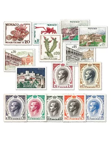 n° 537A/550A - Timbre Monaco Poste