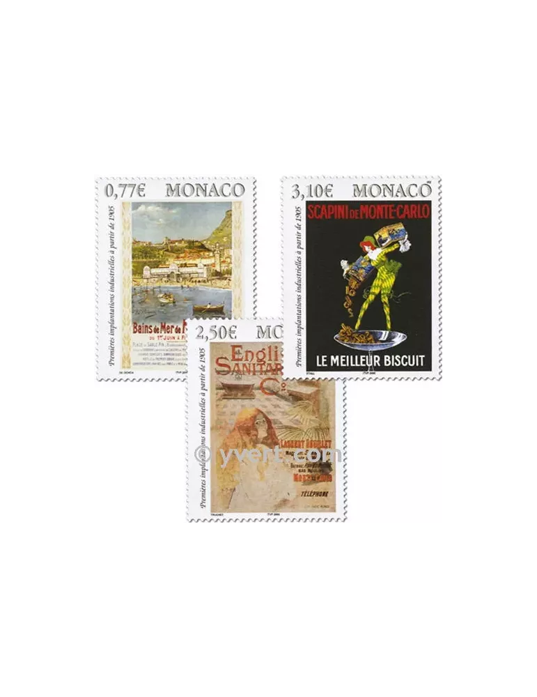 n° 2494/2496 - Timbre Monaco Poste