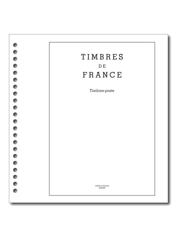 PAGES TITRE SC TIMBRES DE FRANCE : TIMBRES-POSTE (x10)