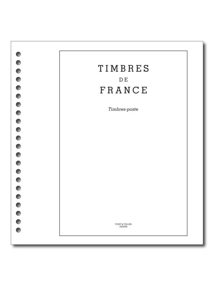 PAGES TITRE SC TIMBRES DE FRANCE : TIMBRES-POSTE (x10)
