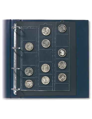 FEUILLES COMPACT A4 ( MONNAIES : Ø jusqu´à 32mm) - SAFE® (x2)