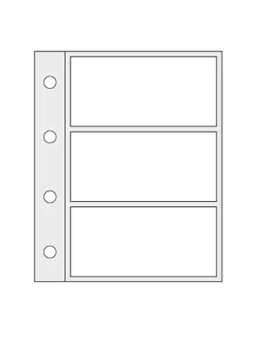 Feuilles avec intercalaires pour album BILLETS TOURISTIQUES - SAFE® (x5)