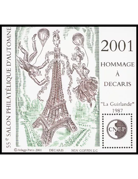 n° 34b - Timbre France CNEP (Epreuve de luxe)