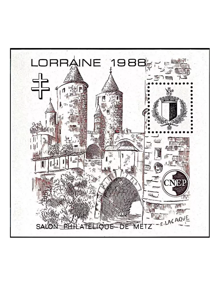 n° 9b - Timbre France CNEP (Epreuve de luxe)