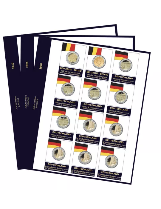 Recharges 2 EUROS commémoratifs 2021 - MARINI®