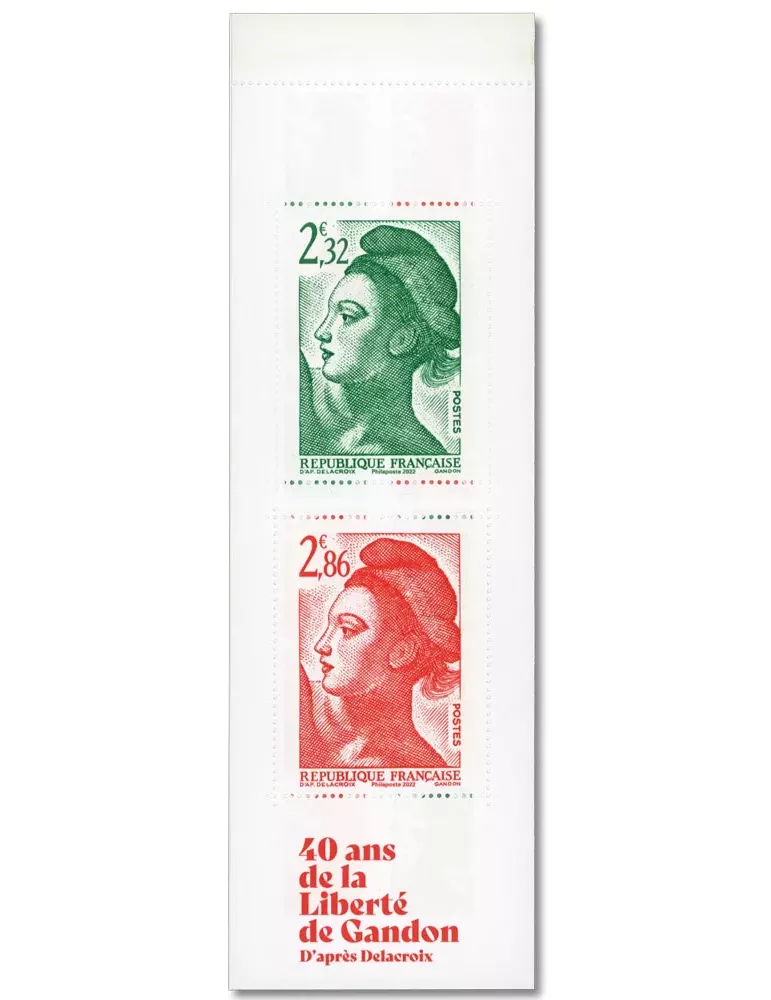 n° 1531 (n° 5635/5638) - Timbre France Carnets Divers (CARNET 40 ANS DE LA LIBERTE DE GANDON)