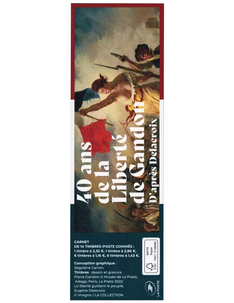 n° 1531 (n° 5635/5638) - Timbre France Carnets Divers (CARNET 40 ANS DE LA LIBERTE DE GANDON)