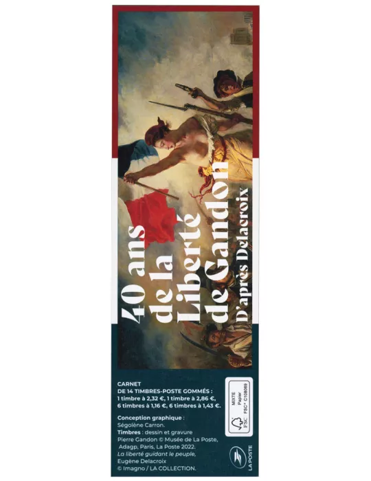 n° 1531 (n° 5635/5638) - Timbre France Carnets Divers (CARNET 40 ANS DE LA LIBERTE DE GANDON)