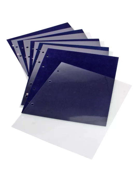 FEUILLES POUR ALBUM COMPACT PIN´S (x2) - SAFE®