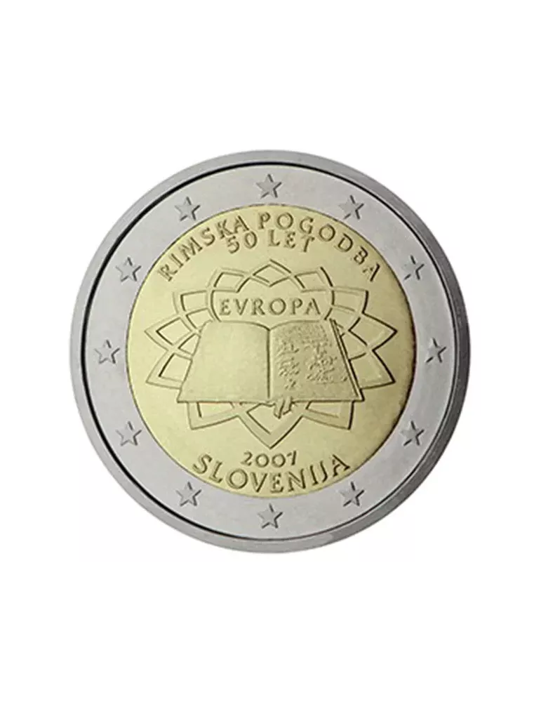 2 EURO COMMEMORATIVE 2007 : SLOVENIE (50e anniversaire du traité de Rome)