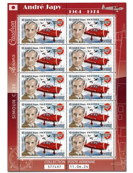 n° F97a - Timbre FRANCE Poste aérienne