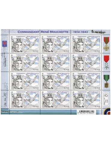 n° F3 - Timbre France Feuillets de France (PA n° 95)