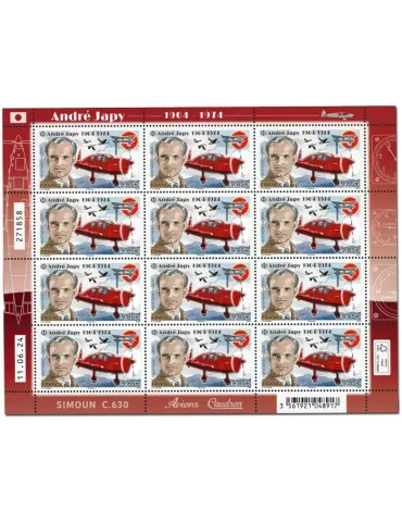 n° F4 - Timbre France Feuillets de France (PA n° 97)