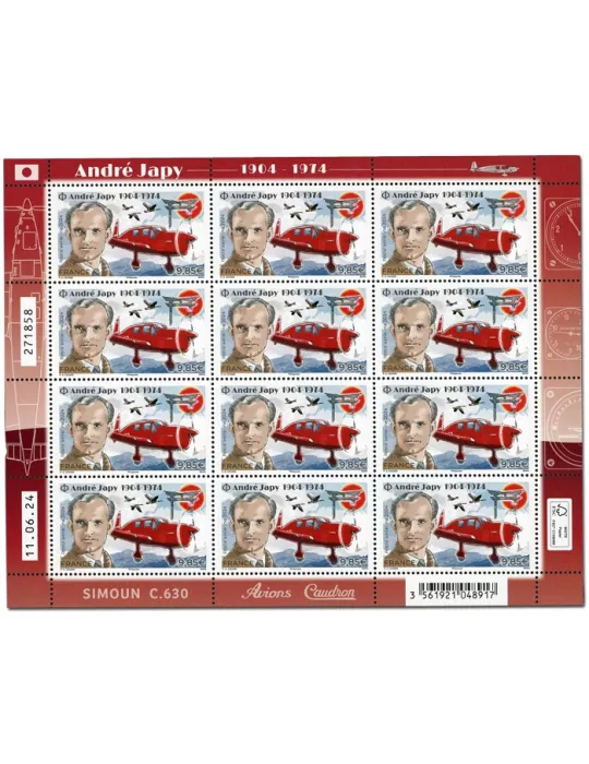 n° F4 - Timbre France Feuillets de France (PA n° 97)