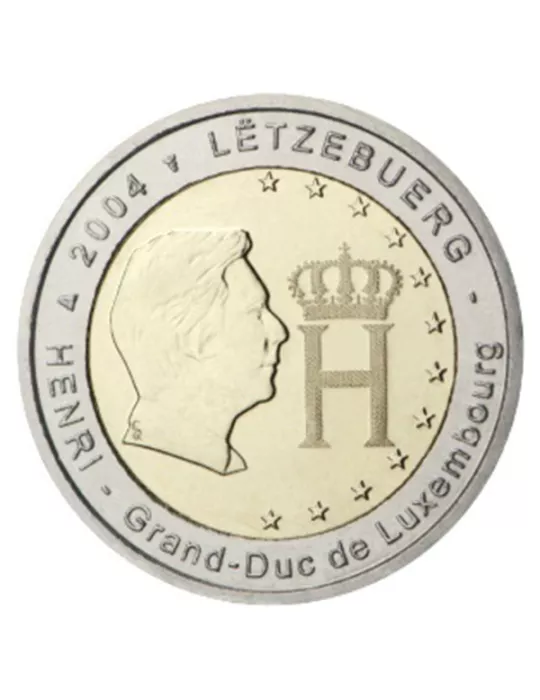 2 EURO COMMEMORATIVE 2004 : LUXEMBOURG (monogramme du grand-duc Henri)