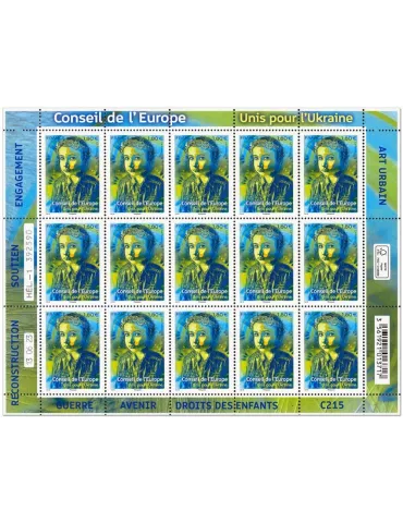 n° F6 - Timbre France Feuillets de France (Service n° 185)