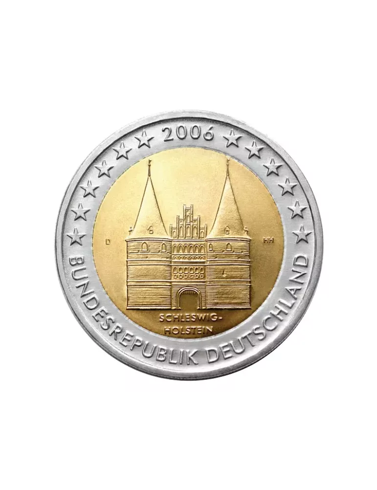 2 EURO COMMEMORATIVE 2006 : ALLEMAGNE (Présidence du Schleswig-Holstein au Bundesrat)