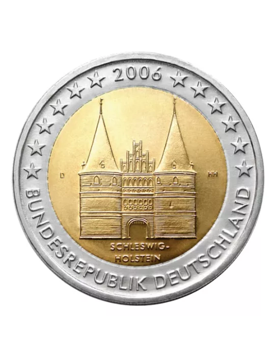 2 EURO COMMEMORATIVE 2006 : ALLEMAGNE (Présidence du Schleswig-Holstein au Bundesrat)