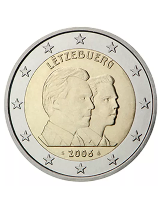 2 EURO COMMEMORATIVE 2006 : LUXEMBOURG (25e anniversaire du prince-héritier Guillaume)
