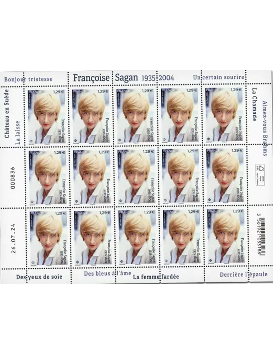 n° F156 - Timbre France Feuillets de France (n° 5805)