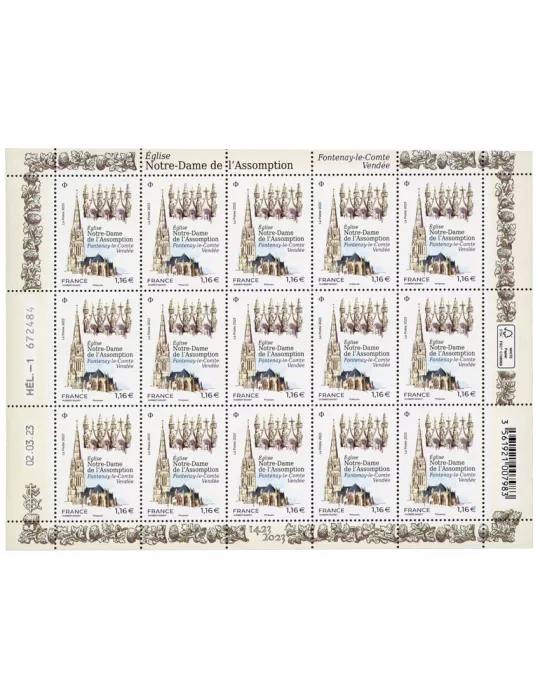 n° F95 - Timbre France Feuillets de France (n° 5671)