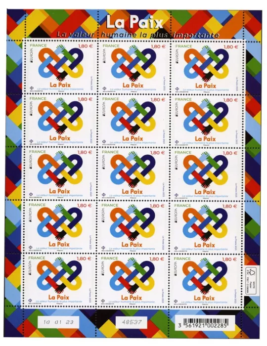 n° F97 - Timbre France Feuillets de France (n° 5675)