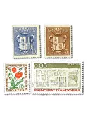 ANDORRE FRANCAIS : pochette de 25 timbres (Oblitérés)