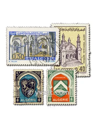 ALGERIE : pochette de 300 timbres (Oblitérés)