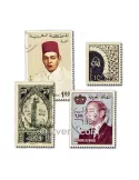 MAROC FRANCAIS : pochette de 200 timbres (Oblitérés)