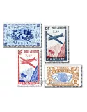 REUNION CFA : pochette de 50 timbres (Oblitérés)