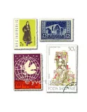 ALBANIE : pochette de 100 timbres (Oblitérés)