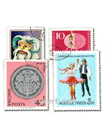 HONGRIE : pochette de 1000 timbres (Oblitérés)