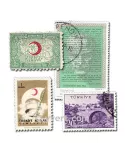 TURQUIE : pochette de 500 timbres (Oblitérés)