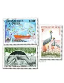 NIGER : pochette de 200 timbres (Oblitérés)