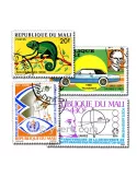 MALI : pochette de 300 timbres (Oblitérés)