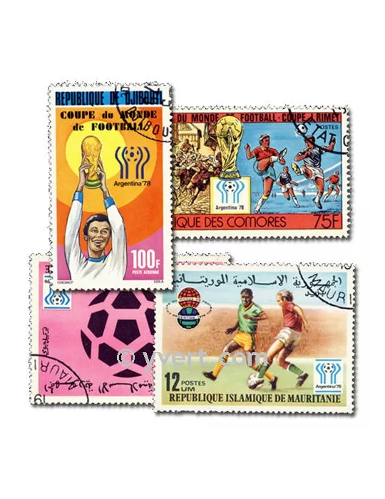 ARGENTINE : pochette de 500 timbres (Oblitérés)