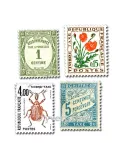 FRANCE TAXE : pochette de 50 timbres (Oblitérés)