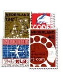 PAYS BAS : pochette de 100 timbres (Oblitérés)