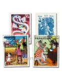 CONTES : pochette de 100 timbres (Oblitérés)