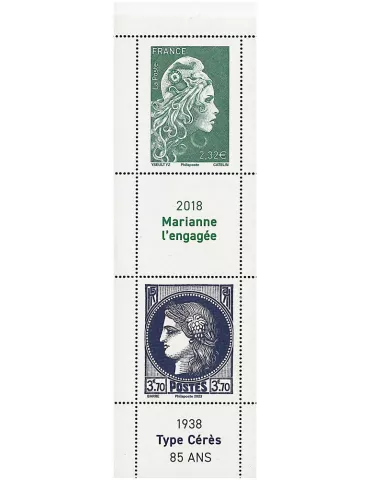n° 1532 (n° 5736/5738) - Timbre France Carnets Divers (Marianne l'Engagée et type Cérès 1938)
