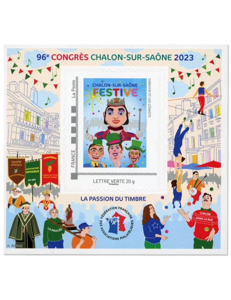 n° 22 - Timbre France FFAP