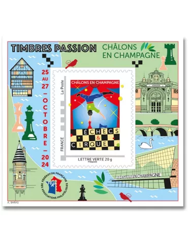 n° 24 - Timbre France FFAP