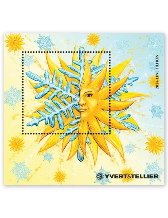 n° 16 - Timbre France Bloc Yvert et Tellier (LINE FILHON)
