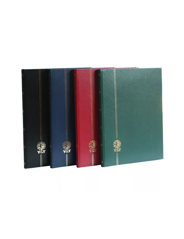 PERFECTA : Classeur fixe pour timbres (Grand modèle-Pages Blanches-64p.)