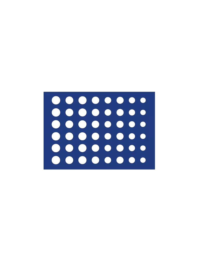 PLATEAU MALETTE DIAMANT (48 CASES RONDES) - SAFE®