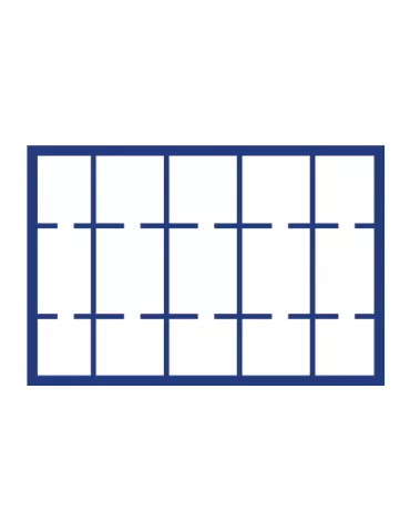 PLATEAU MALETTE DIAMANT (15 CASES CARREES : 50mm ) - SAFE®